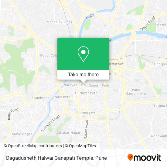 Dagadusheth Halwai Ganapati Temple map