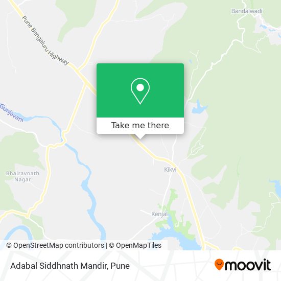 Adabal Siddhnath Mandir map