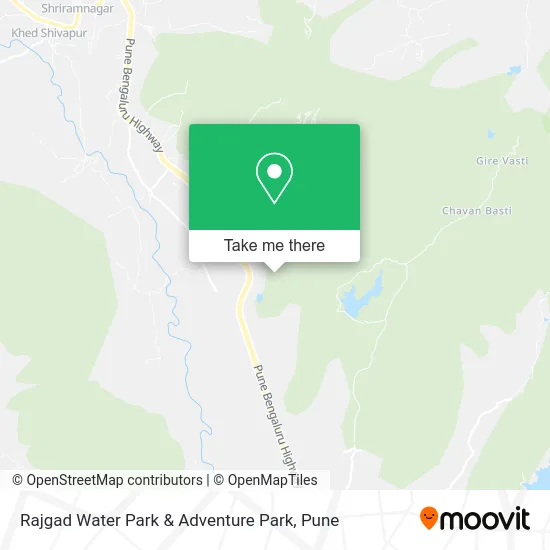 Rajgad Water Park & Adventure Park map