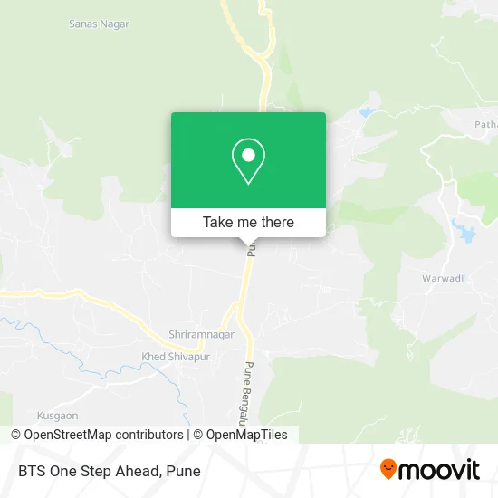 BTS One Step Ahead map