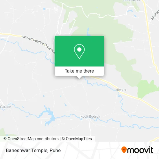 Baneshwar Temple map