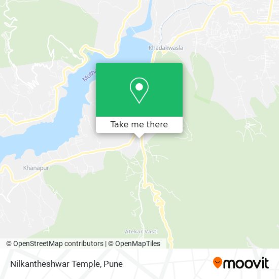 Nilkantheshwar Temple map