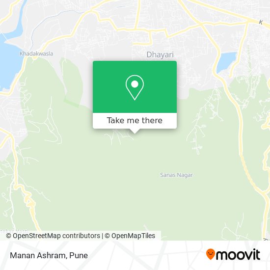 Manan Ashram map