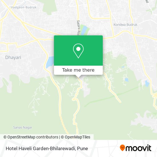 Hotel Haveli Garden-Bhilarewadi map