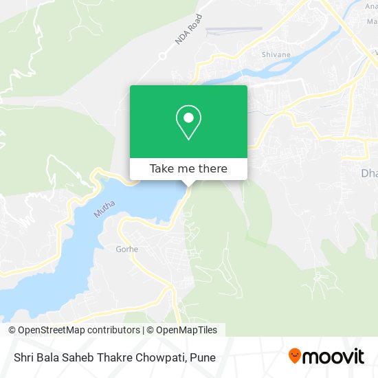 Shri Bala Saheb Thakre Chowpati map