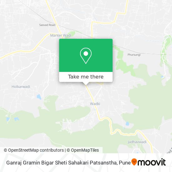 Ganraj Gramin Bigar Sheti Sahakari Patsanstha map