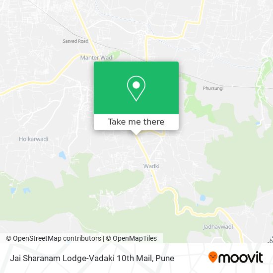 Jai Sharanam Lodge-Vadaki 10th Mail map