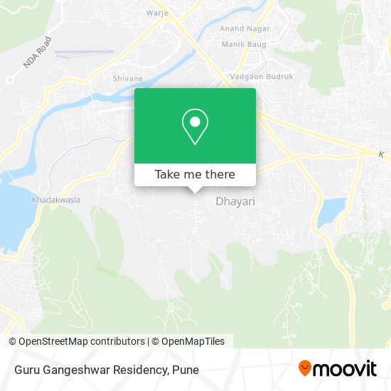 Guru Gangeshwar Residency map