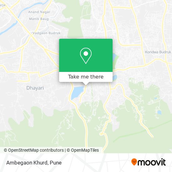 Ambegaon Khurd map