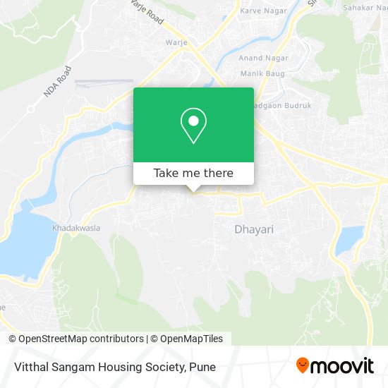 Vitthal Sangam Housing Society map