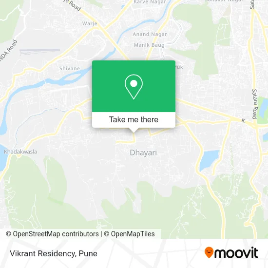 Vikrant Residency map
