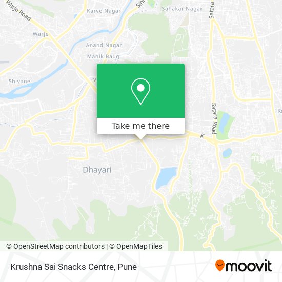 Krushna Sai Snacks Centre map