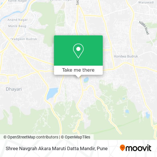 Shree Navgrah Akara Maruti Datta Mandir map