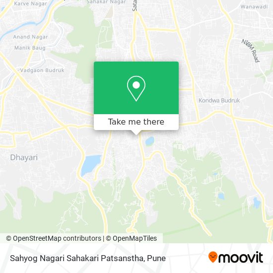 Sahyog Nagari Sahakari Patsanstha map