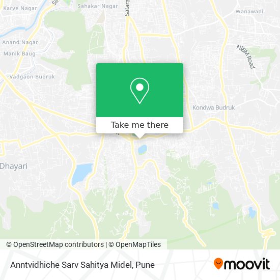 Anntvidhiche Sarv Sahitya Midel map