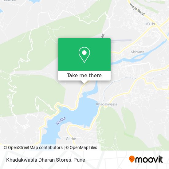 Khadakwasla Dharan Stores map