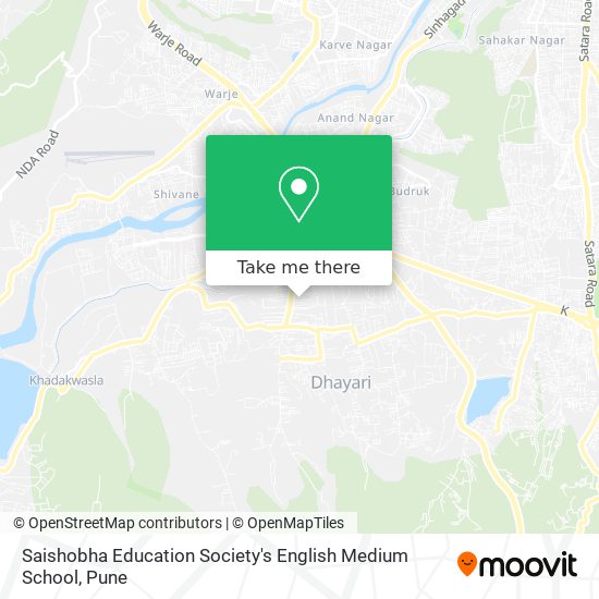 Saishobha Education Society's English Medium School map