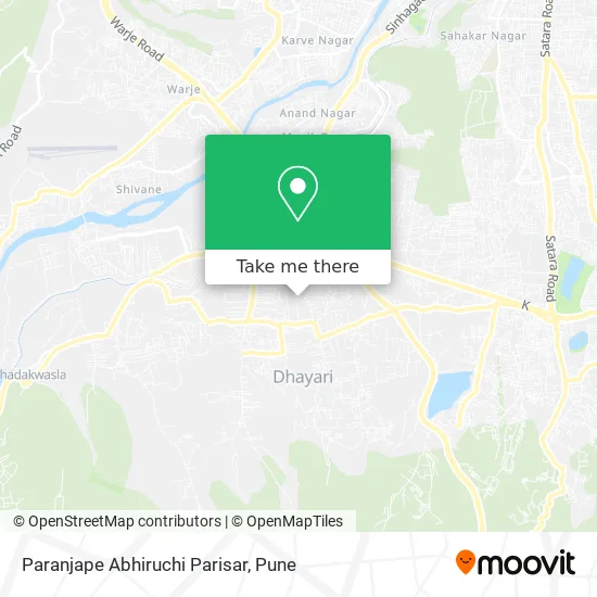 Paranjape Abhiruchi Parisar map