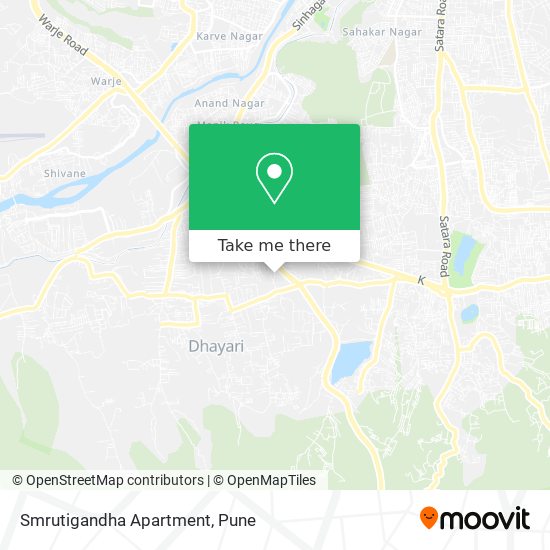 Smrutigandha Apartment map
