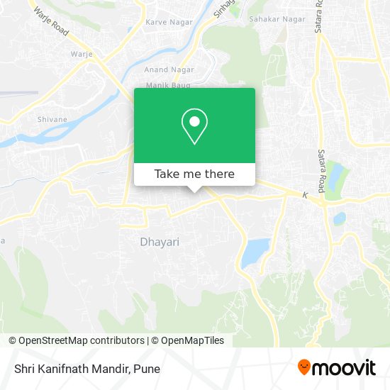 Shri Kanifnath Mandir map