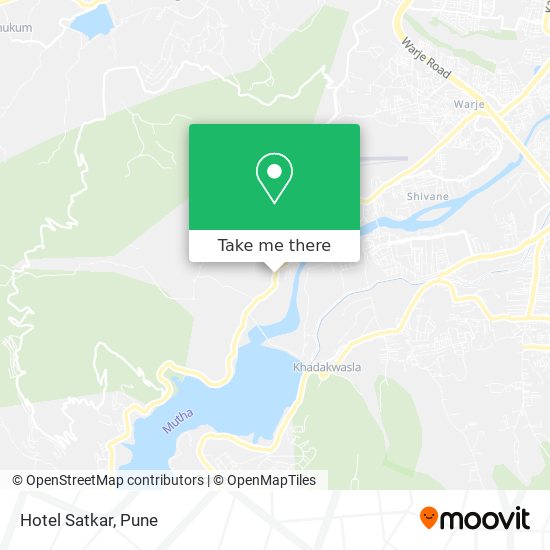 Hotel Satkar map