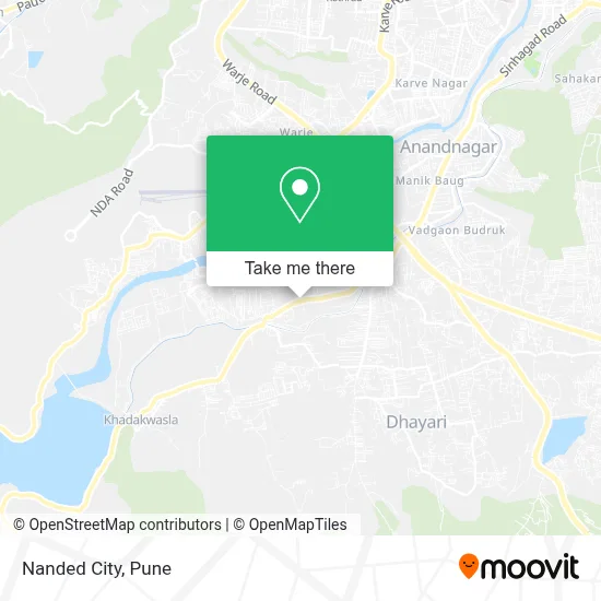 Nanded City map