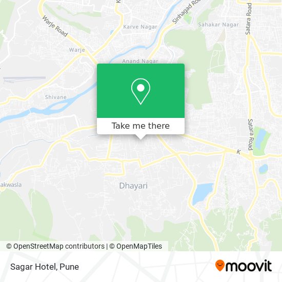 Sagar Hotel map