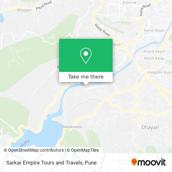 Sarkar Empire Tours and Travels map