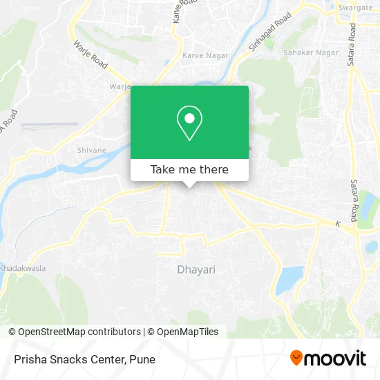 Prisha Snacks Center map