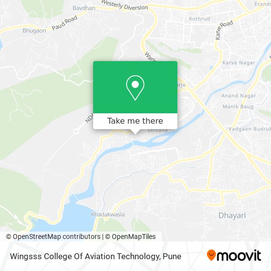 Wingsss College Of Aviation Technology map
