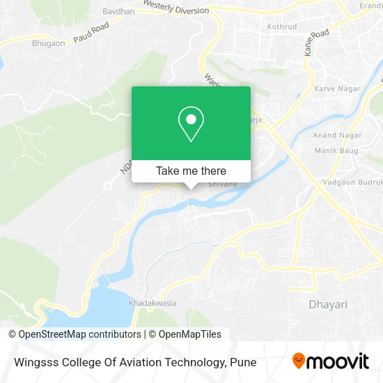 Wingsss College Of Aviation Technology map