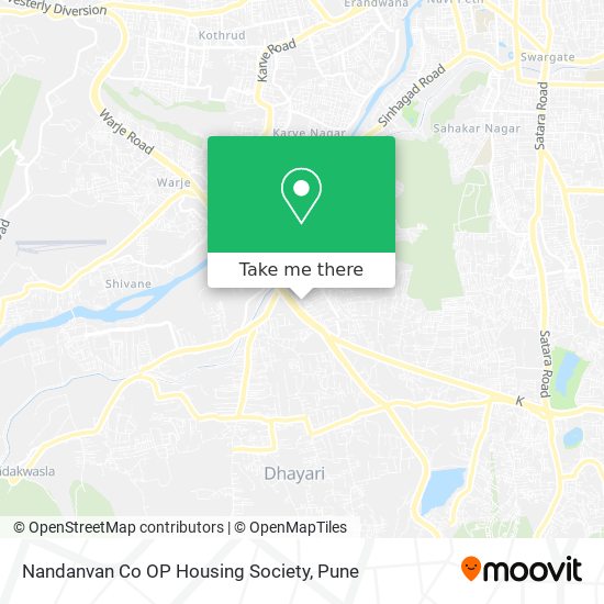 Nandanvan Co OP Housing Society map