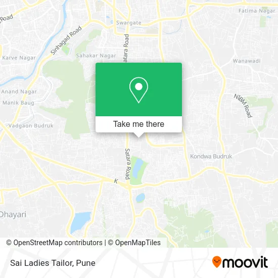 Sai Ladies Tailor map