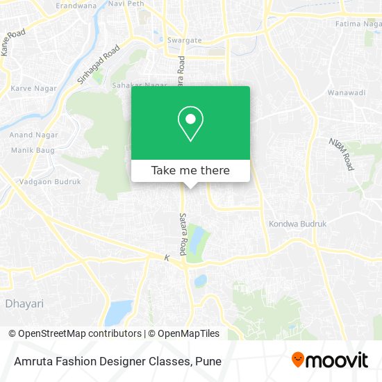 Amruta Fashion Designer Classes map