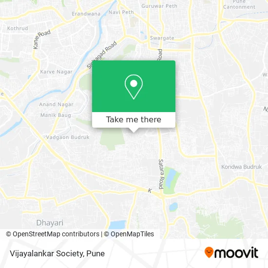 Vijayalankar Society map