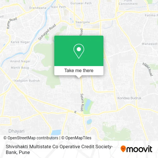 Shivshakti Multistate Co Operative Credit Society-Bank map