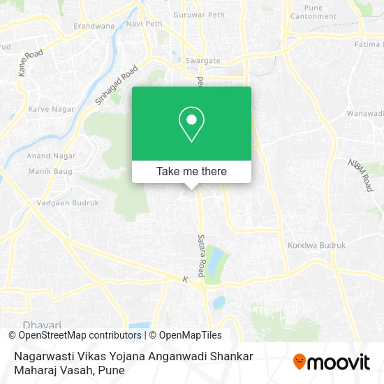Nagarwasti Vikas Yojana Anganwadi Shankar Maharaj Vasah map