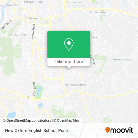 New Oxford English School map