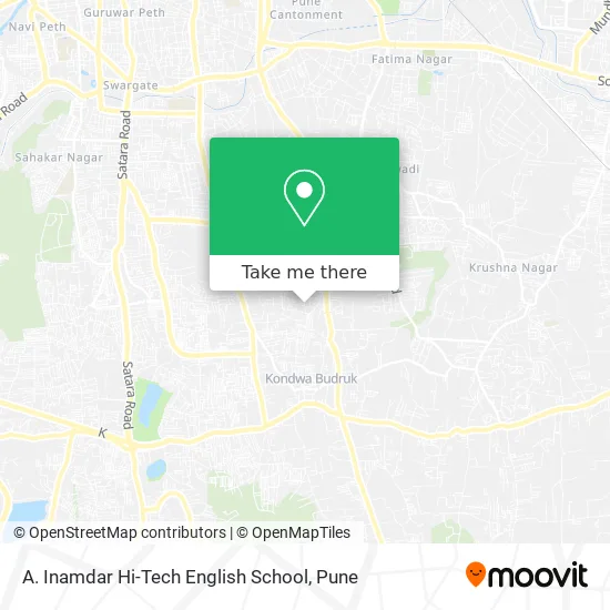 A. Inamdar Hi-Tech English School map