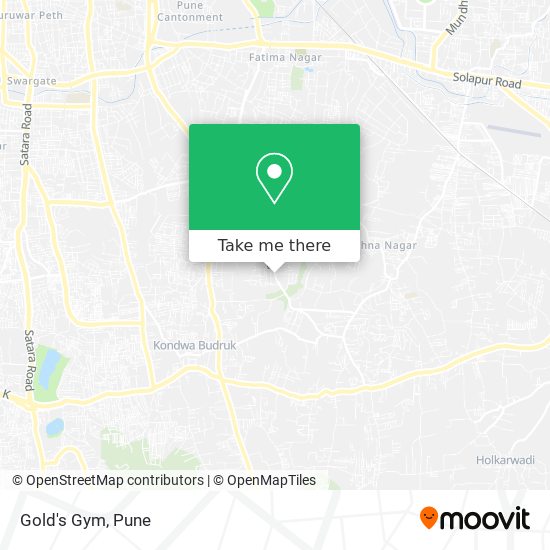 Gold's Gym map