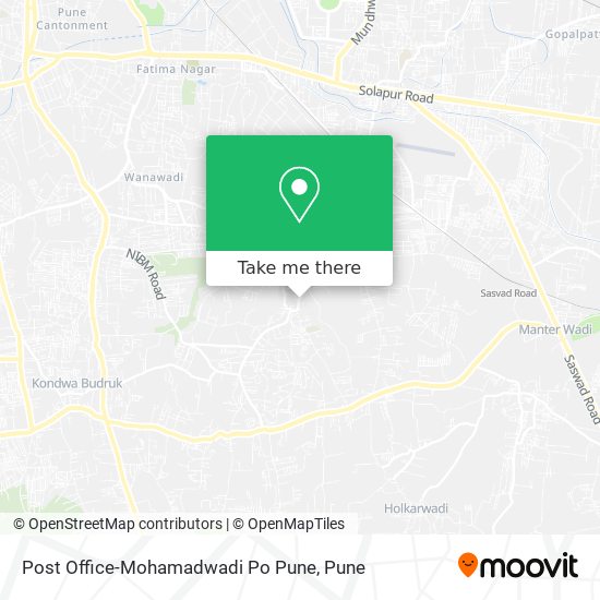 Post Office-Mohamadwadi Po Pune map