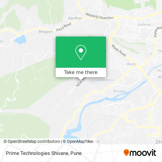 Prime Technologies Shivane map
