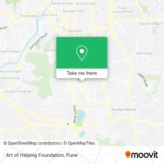 Art of Helping Foundation map
