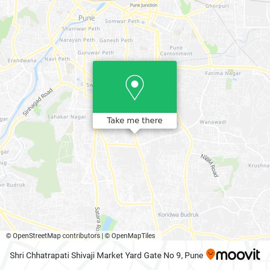 Shri Chhatrapati Shivaji Market Yard Gate No 9 map