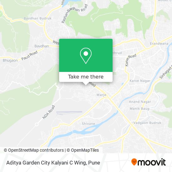 Aditya Garden City Kalyani C Wing map