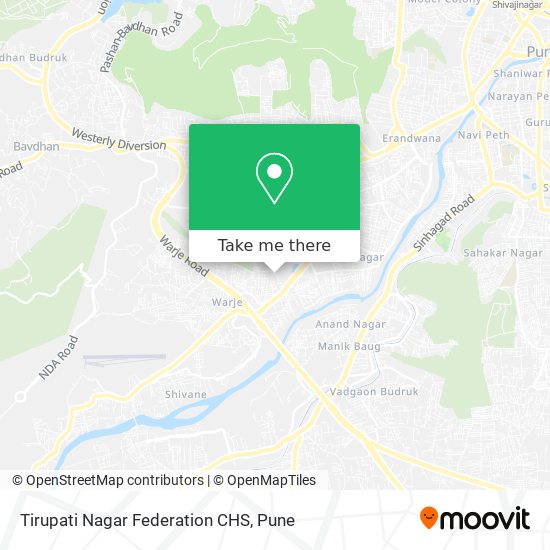 Tirupati Nagar Federation CHS map
