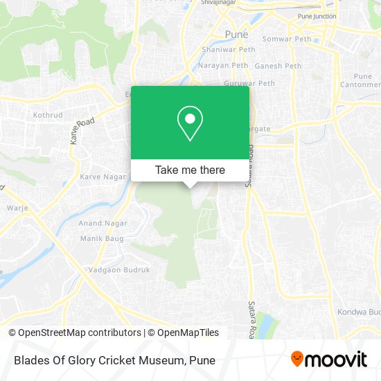 Blades Of Glory Cricket Museum map