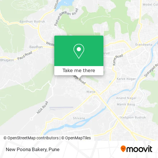 New Poona Bakery map