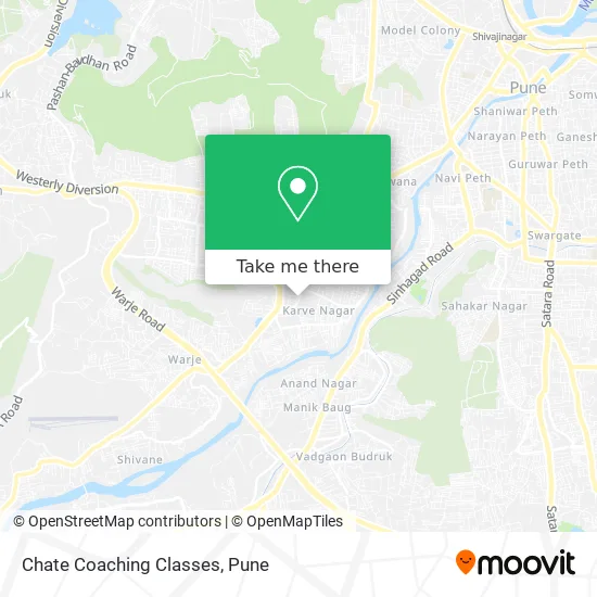 Chate Coaching Classes map