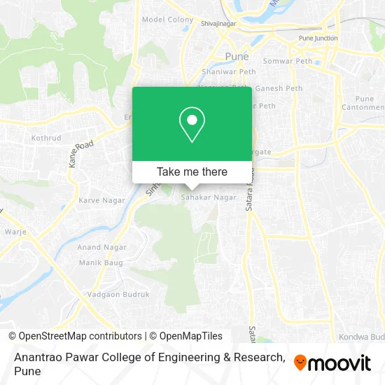 Anantrao Pawar College of Engineering & Research map